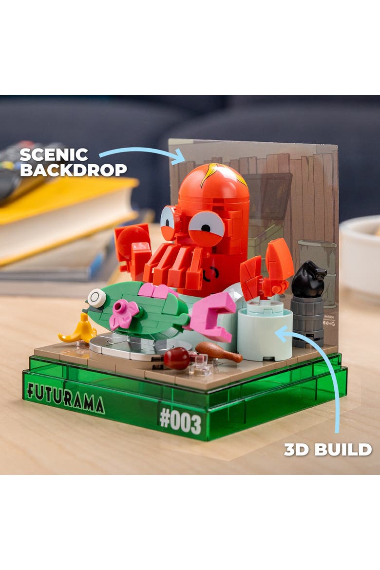 Futurama Dr. Zoidberg BOX! #003 Building Set, Alternate, color, Red