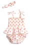 Smocked Bubble Bodysuit & Headband Set