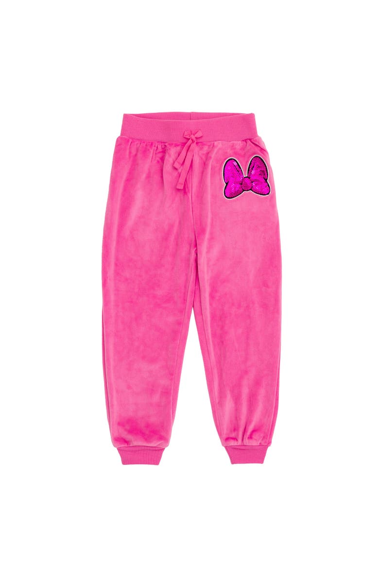 Disney Velour Hoodie & Pants Set, Alternate, color, Minnie Mouse Pink
