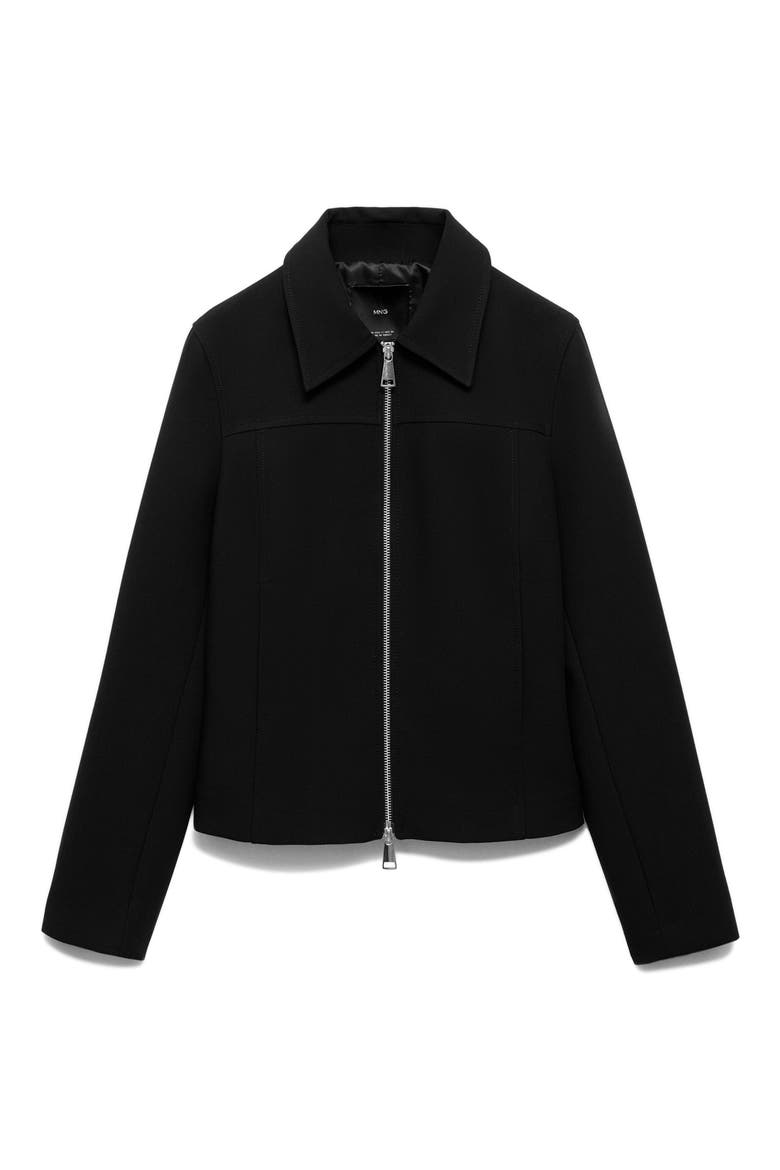 Two-Way Zip Jacket, Alternate, color, BLACK
