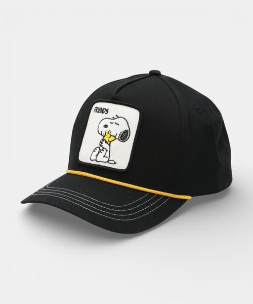 Peter Grimm Snoopy Friends Trucker Cap In Black