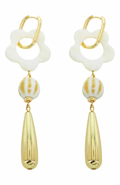 Panacea Clover Teardrop Earrings