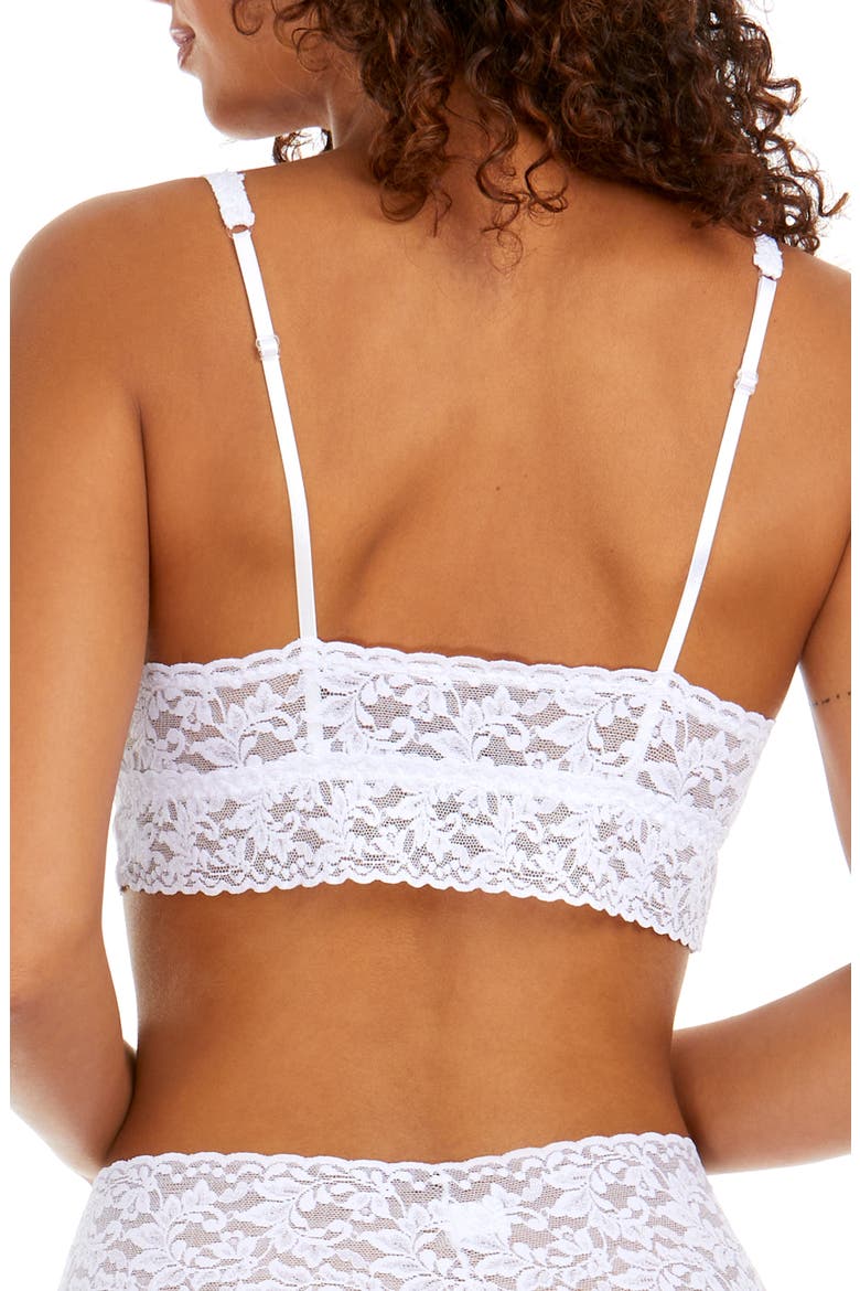 Retro Longline Bralette, Alternate, color, WHITE