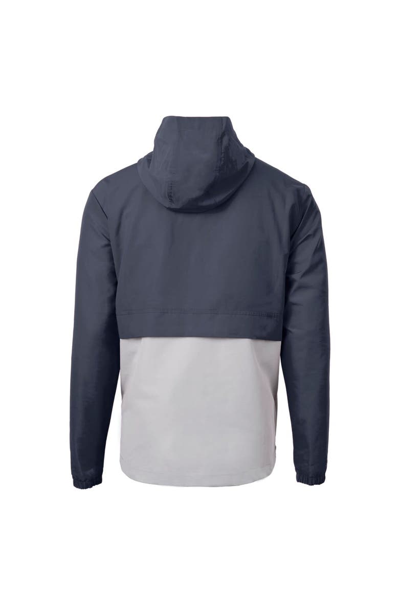 Cutter & Buck Men's Cutter & Buck  Navy/Gray Arizona Diamondbacks Americana Logo Charter Eco Knit Recycled Anorak Half-Zip Jacket, Alternate, color, 