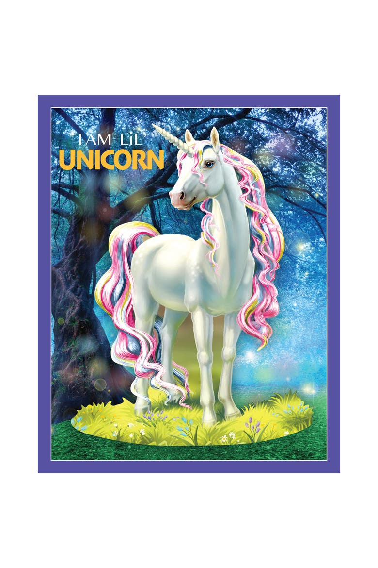 I Am Lil Unicorn 48 Piece Magical Creatureshaped Puzzle, 17X22 Inch, Alternate, color, Multicolored