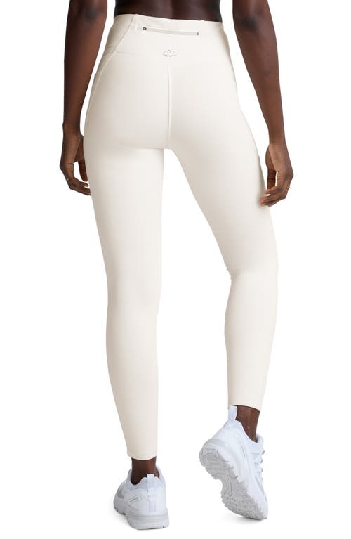 Beyond Yoga Allure Zip Pocket Leggings In White