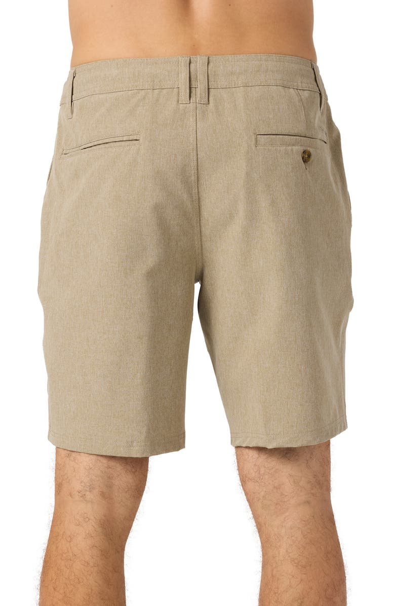 O'Neill Reserve Water Repellent Shorts, Alternate, color, Heather Khaki