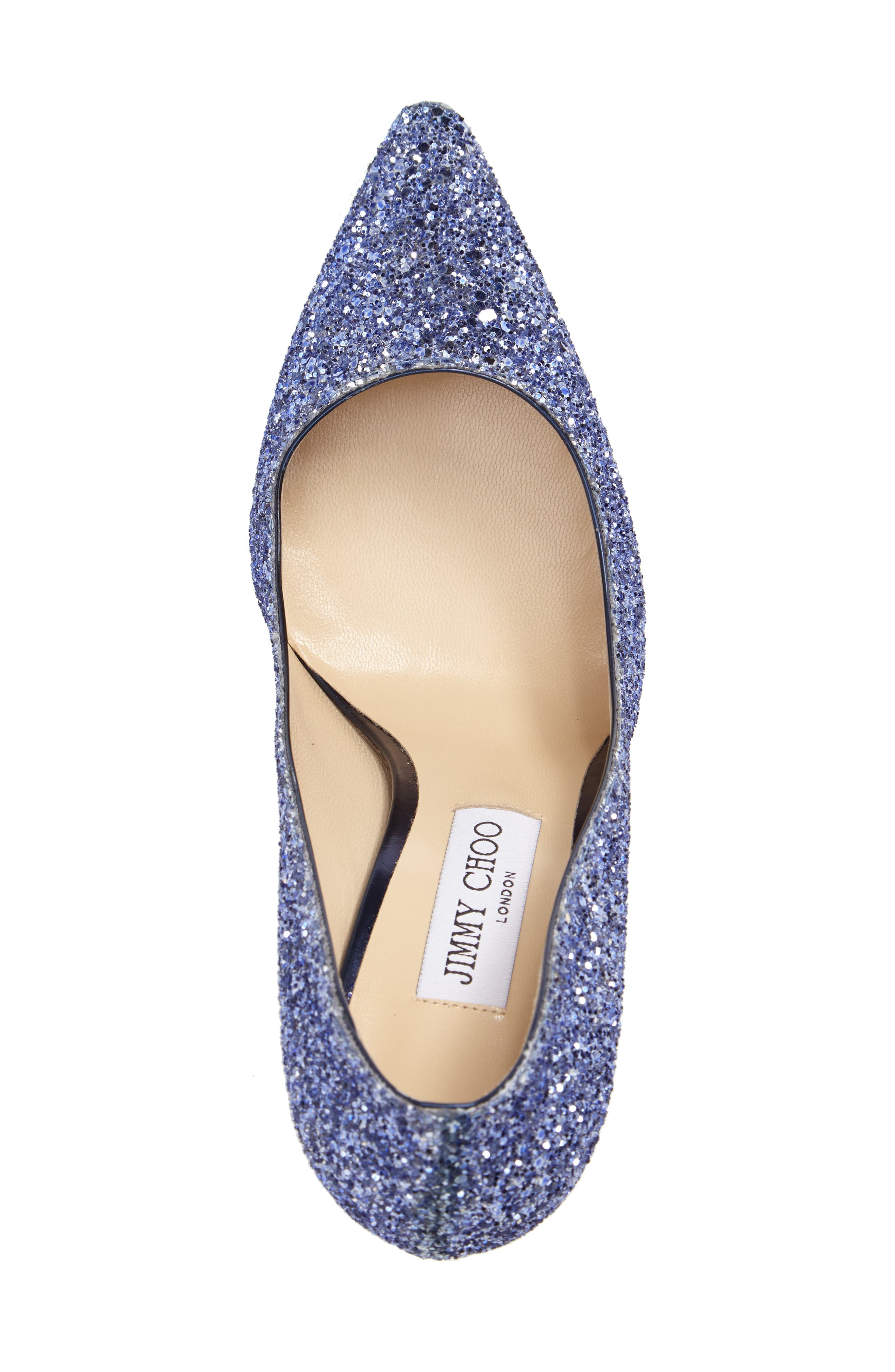 Romy Glitter Pump, Alternate, color, COBALT GLITTER