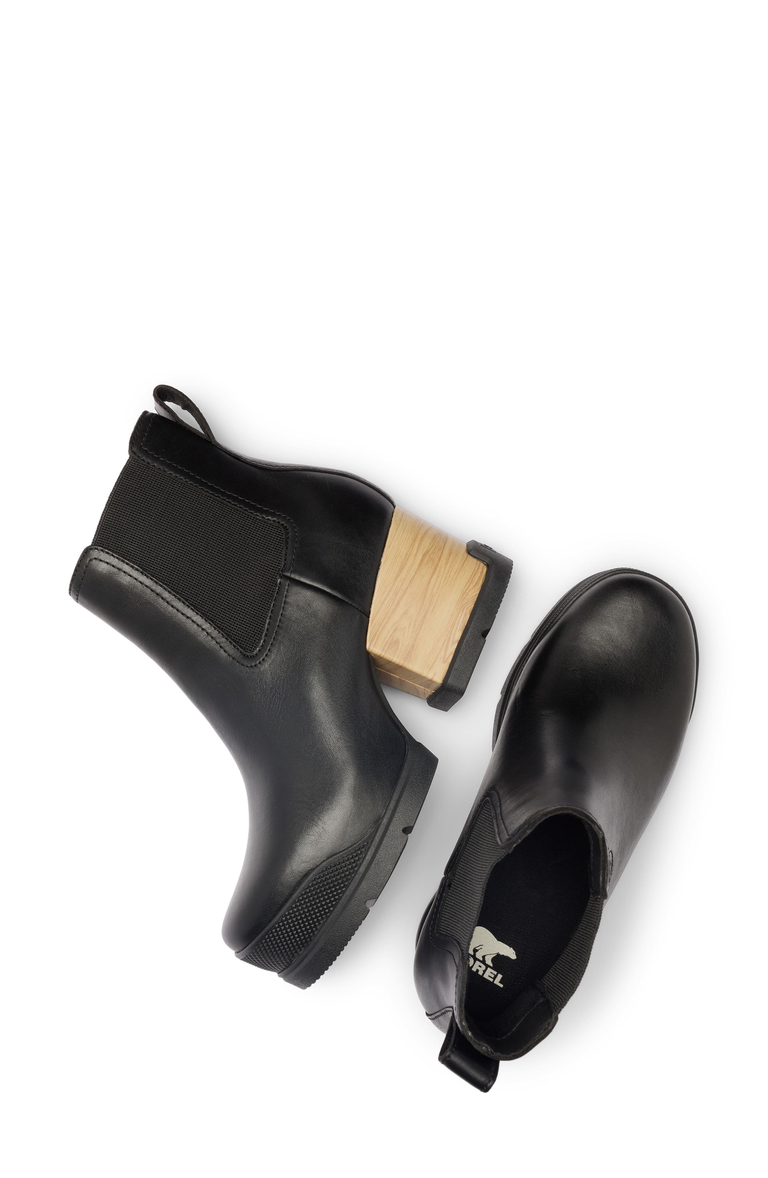 Roam'n™ Chelsea Platform Boot, Alternate, color, BLACK/ GUM
