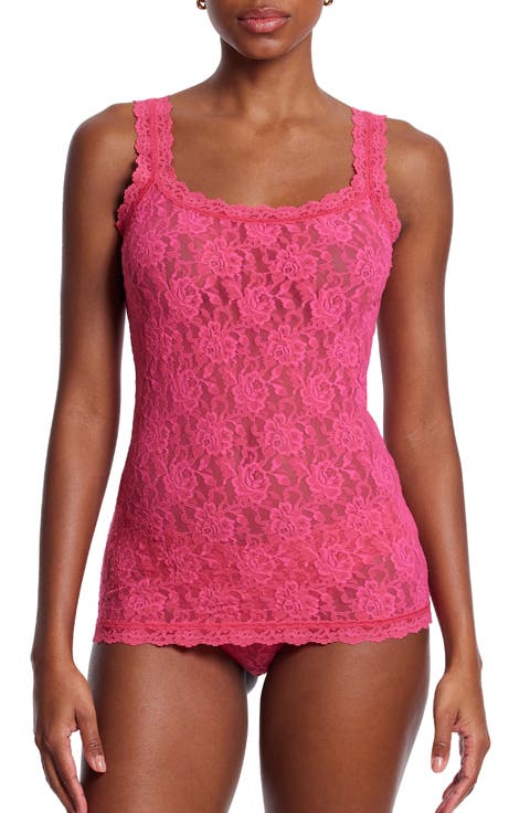 エムミーエメ　back ribbon camisole tops pink ZITEZHGO Women Kawaii Ribbon Pink Summer Sleeveless Ruffle