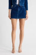 L'AGENCE Paris Corduroy Miniskirt