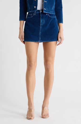 L'AGENCE Paris Corduroy Miniskirt