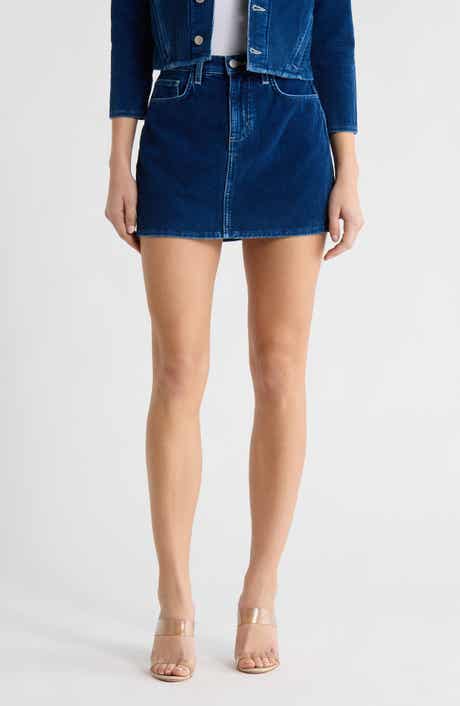 L'AGENCE Paris Corduroy Miniskirt