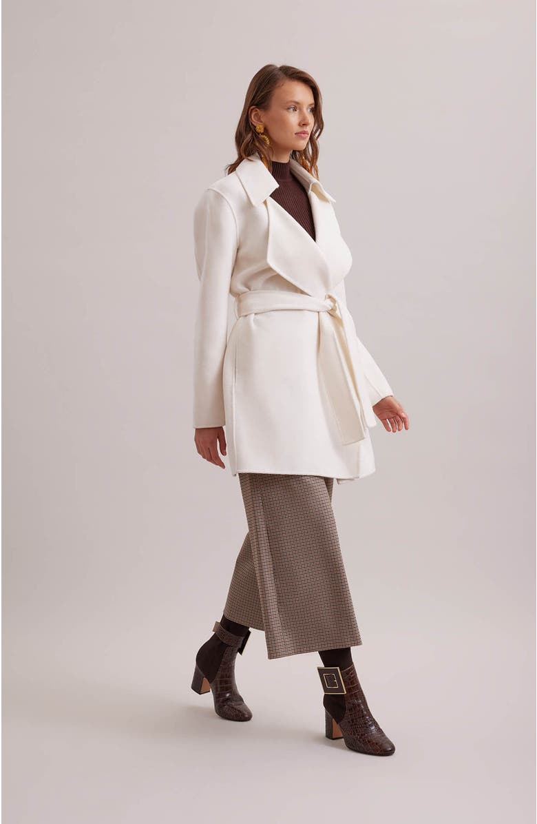 Anne Fontaine Delacroix Coat, Alternate, color, Moon White