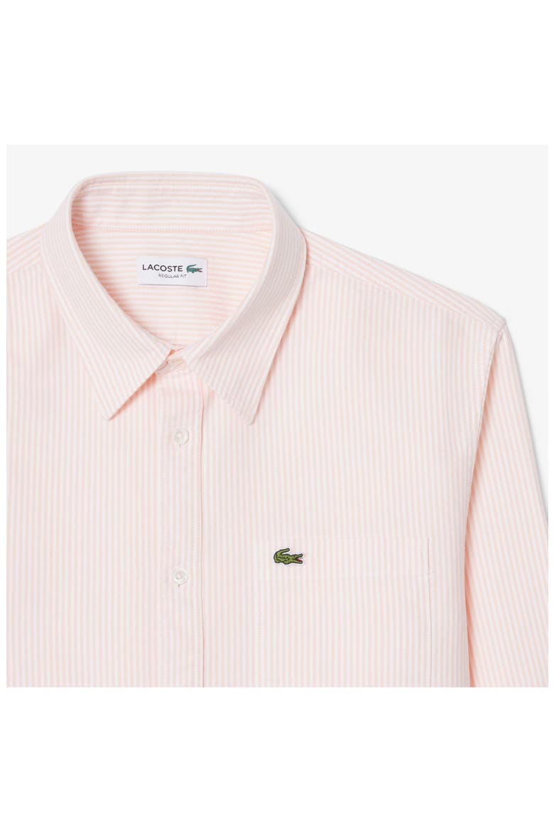 Essentials Stripe Cotton Button-Up Oxford Shirt, Alternate, color, MIAMI/ WHITE