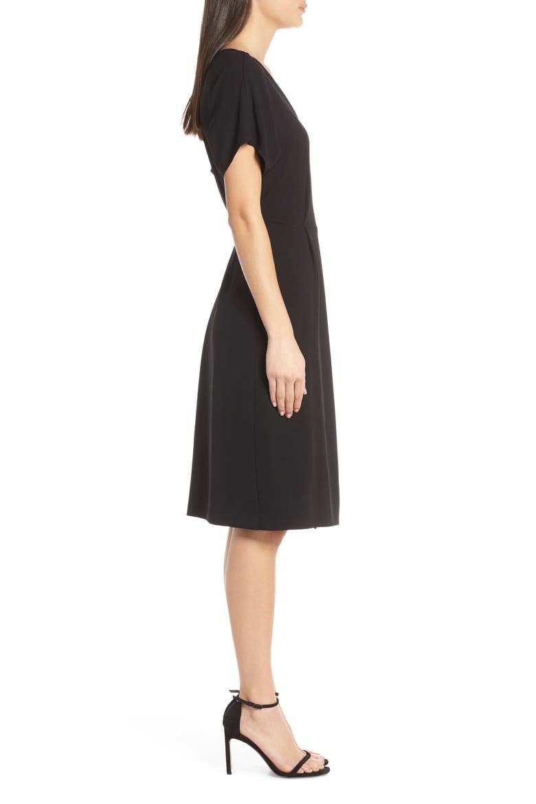 Wrap Dress, Alternate, color, BLACK