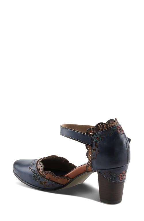 L'artiste By Spring Step Sayyes Ankle Strap Pump In Multi