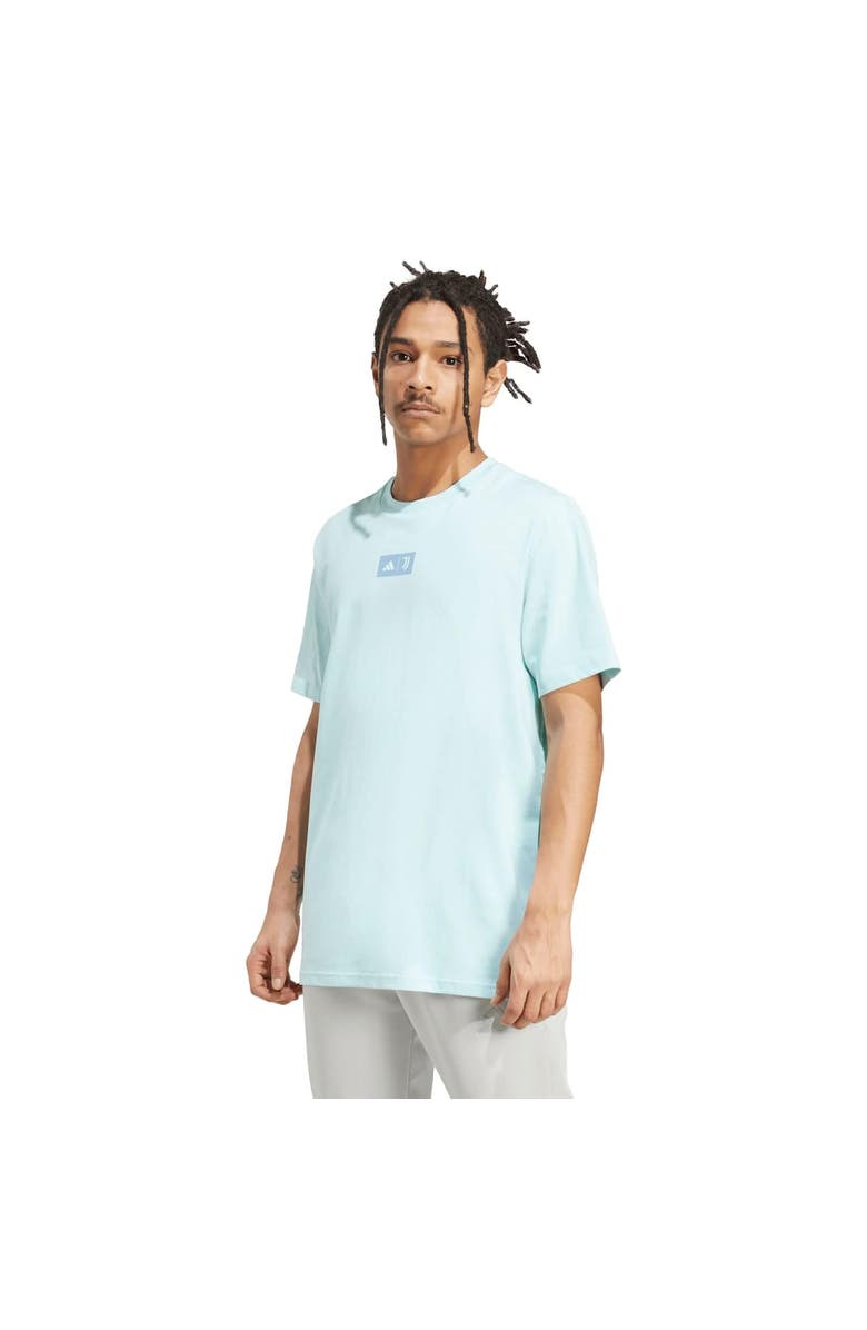 adidas Men's adidas Aqua Juventus Jersey Hook T-Shirt, Main, color, Aqua
