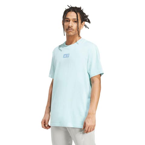 Men's adidas Aqua Juventus Jersey Hook T-Shirt