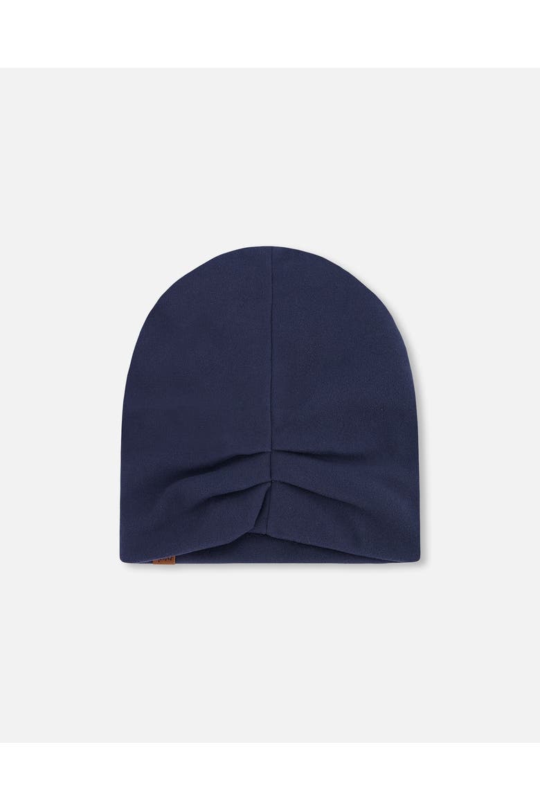 Gender Inclusive Stretch Jersey Beanie, Alternate, color, Navy Blue