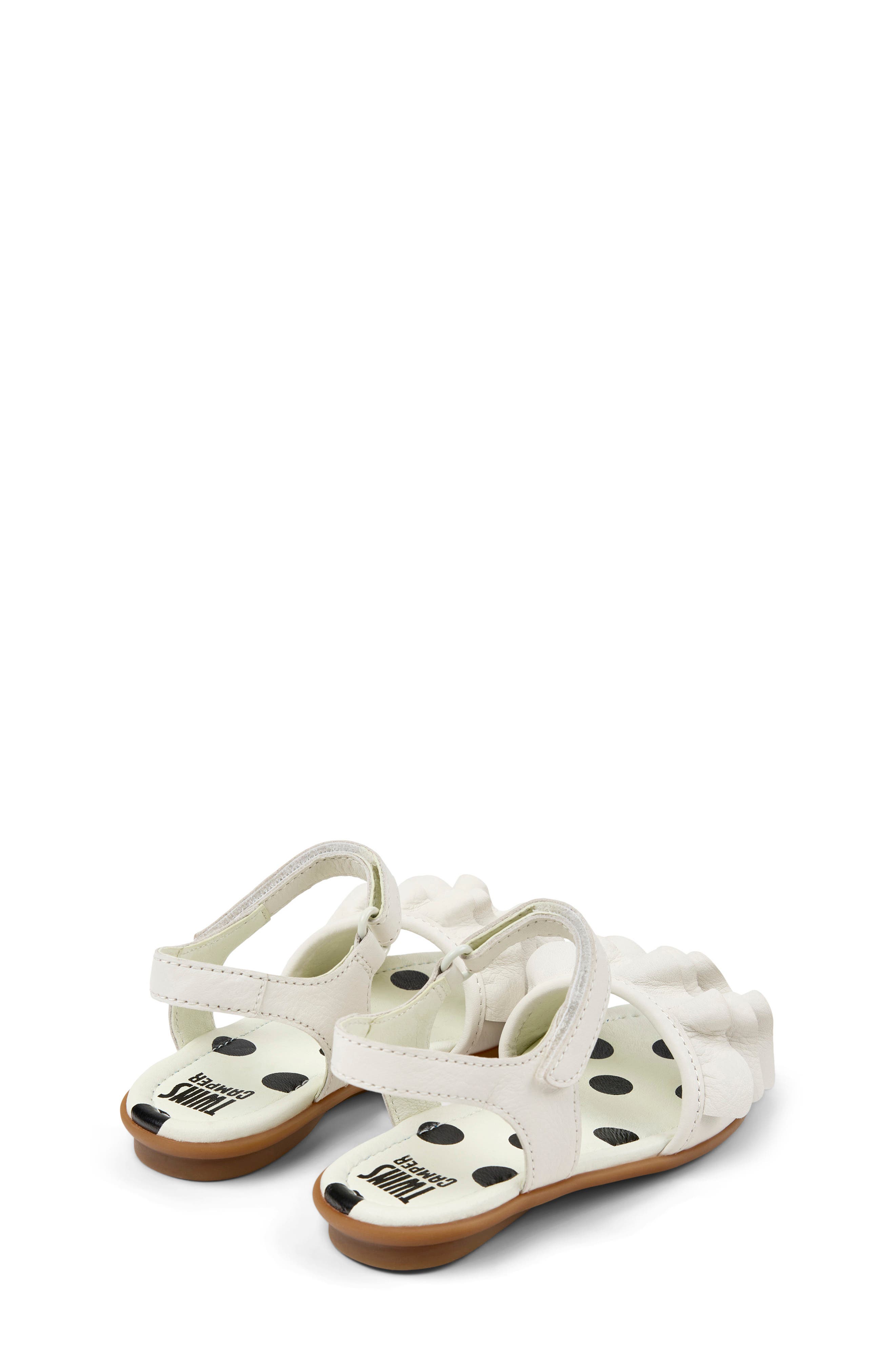 Camper Kids' Right Twins Sandal, Alternate, color, White Natural
