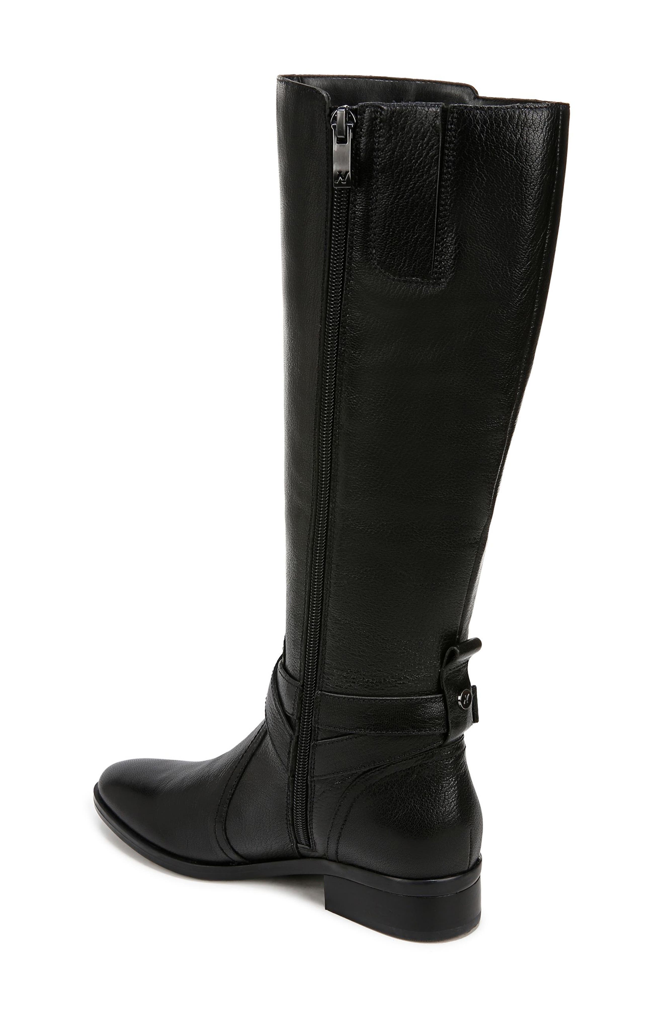Naturalizer Rena Knee High Boot, Alternate, color, Black