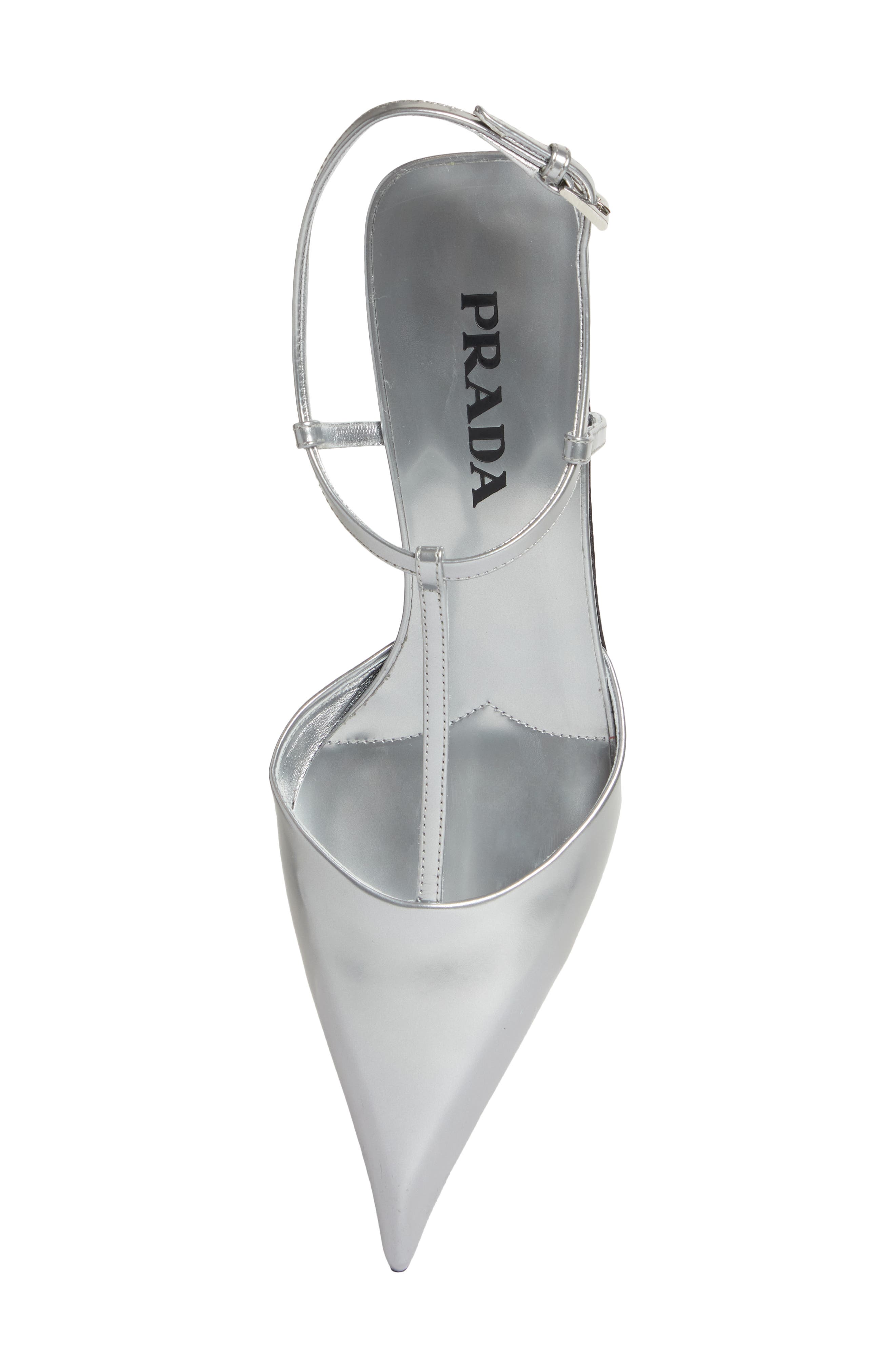 Prada Modellerie Pointed Toe Kitten Heel Pump, Alternate, color, 