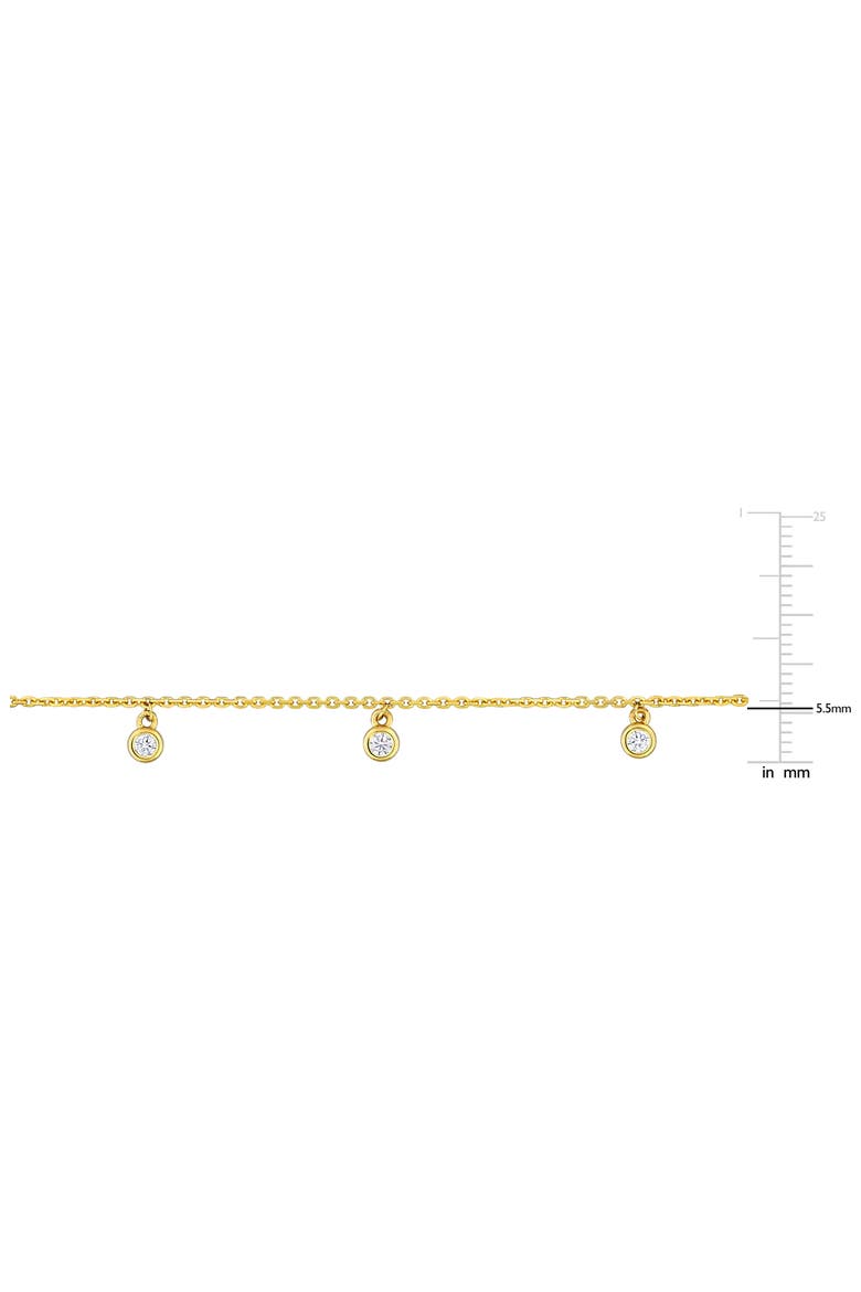 Diamond Charm Necklace - 0.17ct., Alternate, color, GOLD