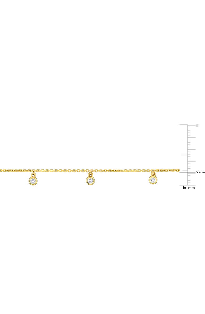 DELMAR Diamond Charm Necklace - 0.17ct., Alternate, color, 