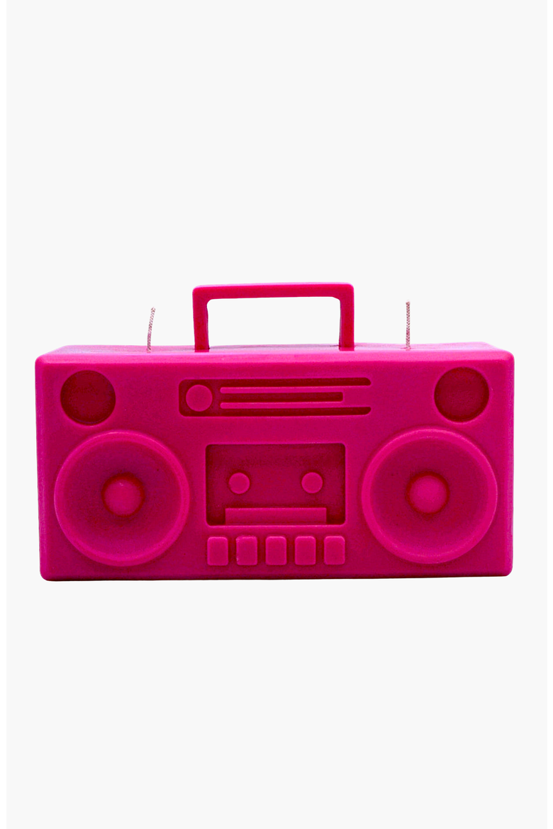Boom Box Candle, Main, color, Pink