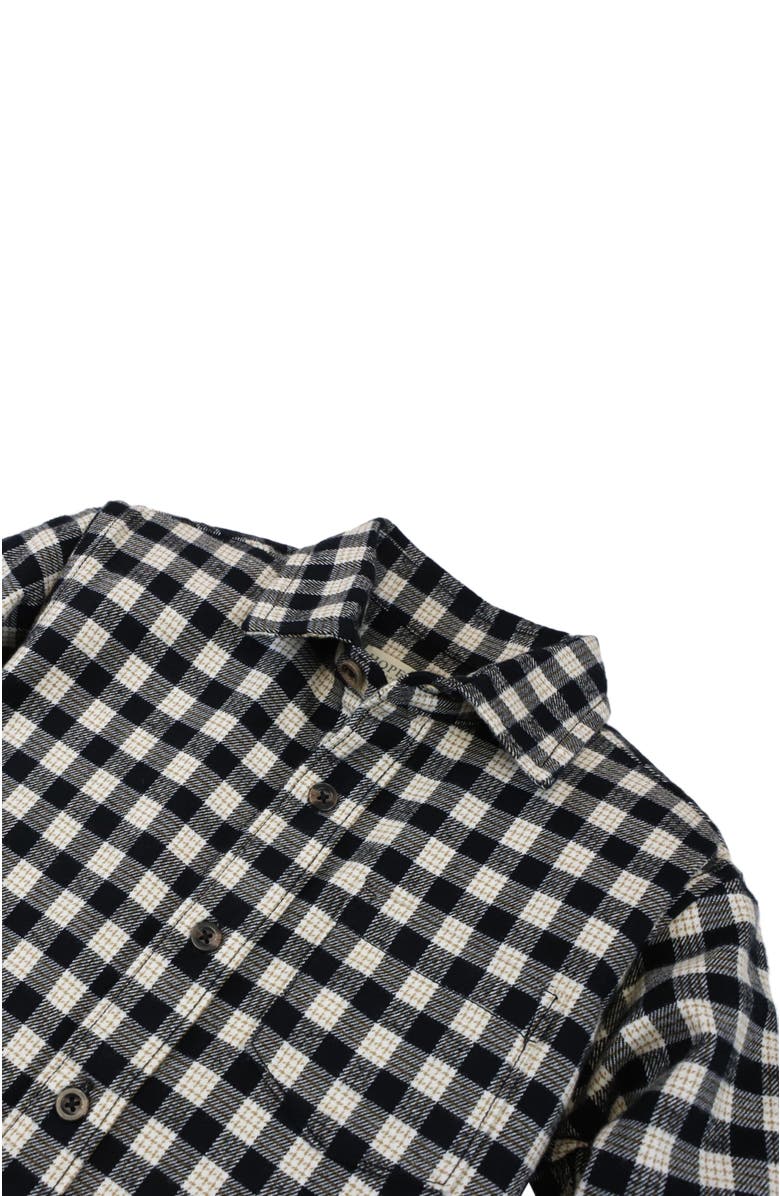 Hope & Henry Boys' Organic Flannel Shirt with Elbow Patches, Kids, Alternate, color, 
