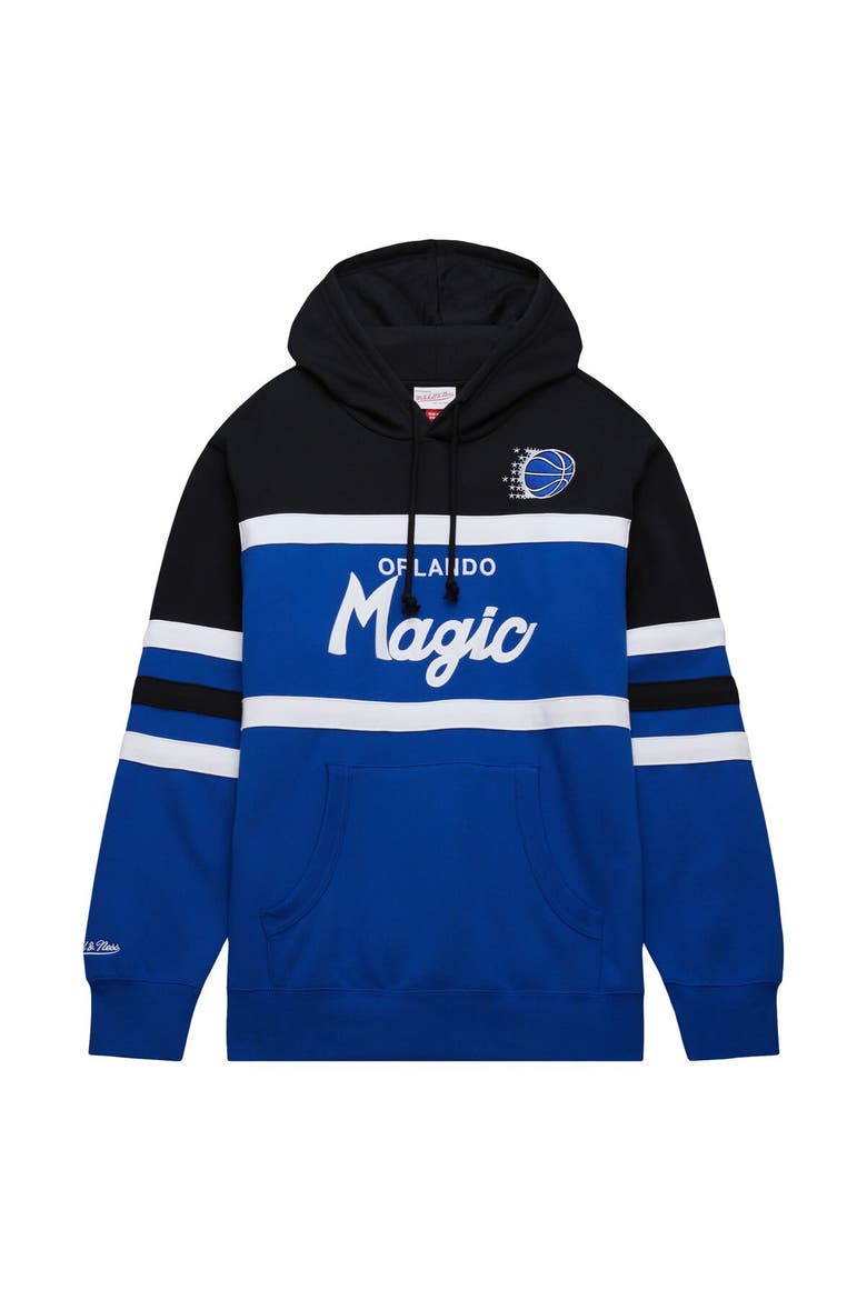 Men's Mitchell & Ness Blue/Black Orlando Magic Head Coach Pullover Hoodie, Alternate, color, Blue