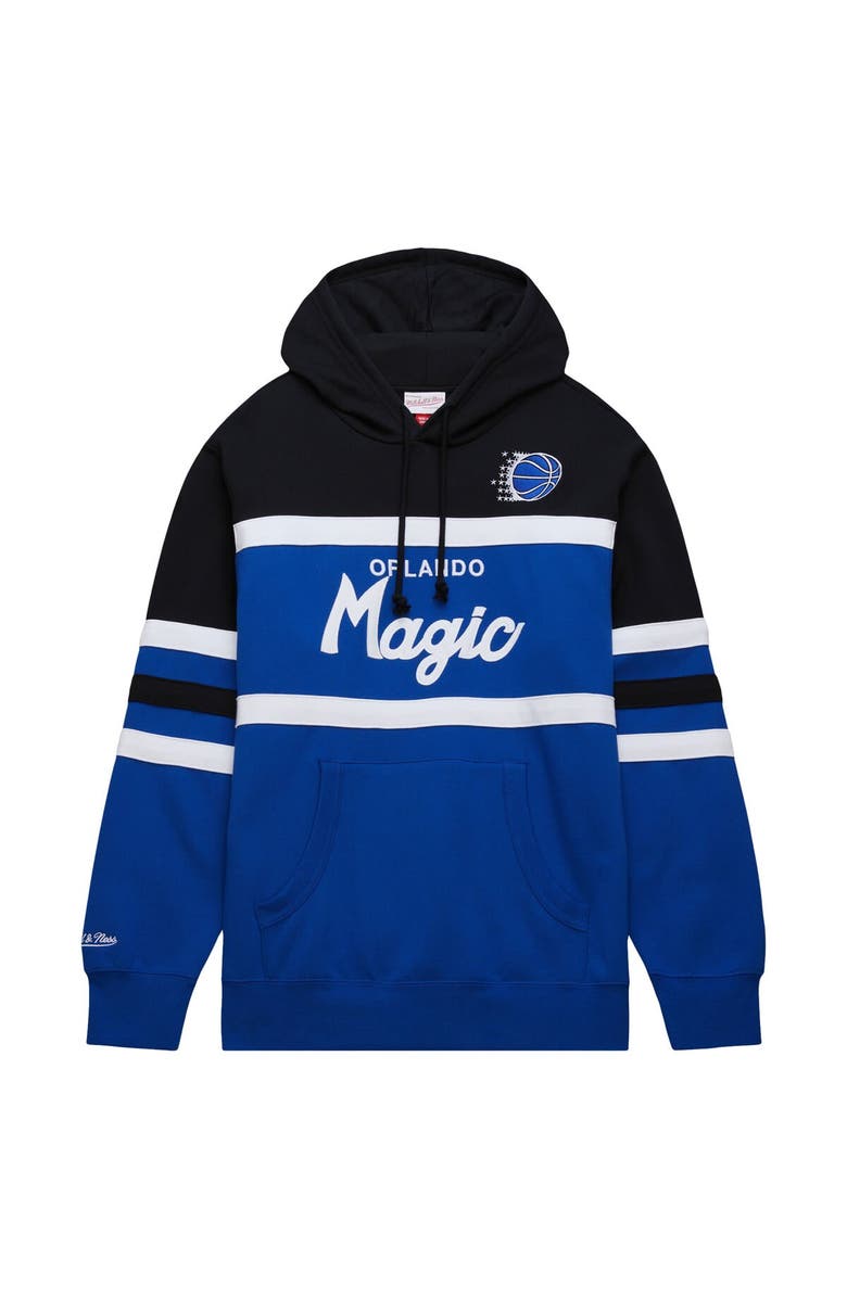Mitchell & Ness Men's Mitchell & Ness Blue/Black Orlando Magic Head Coach Pullover Hoodie, Alternate, color, Blue