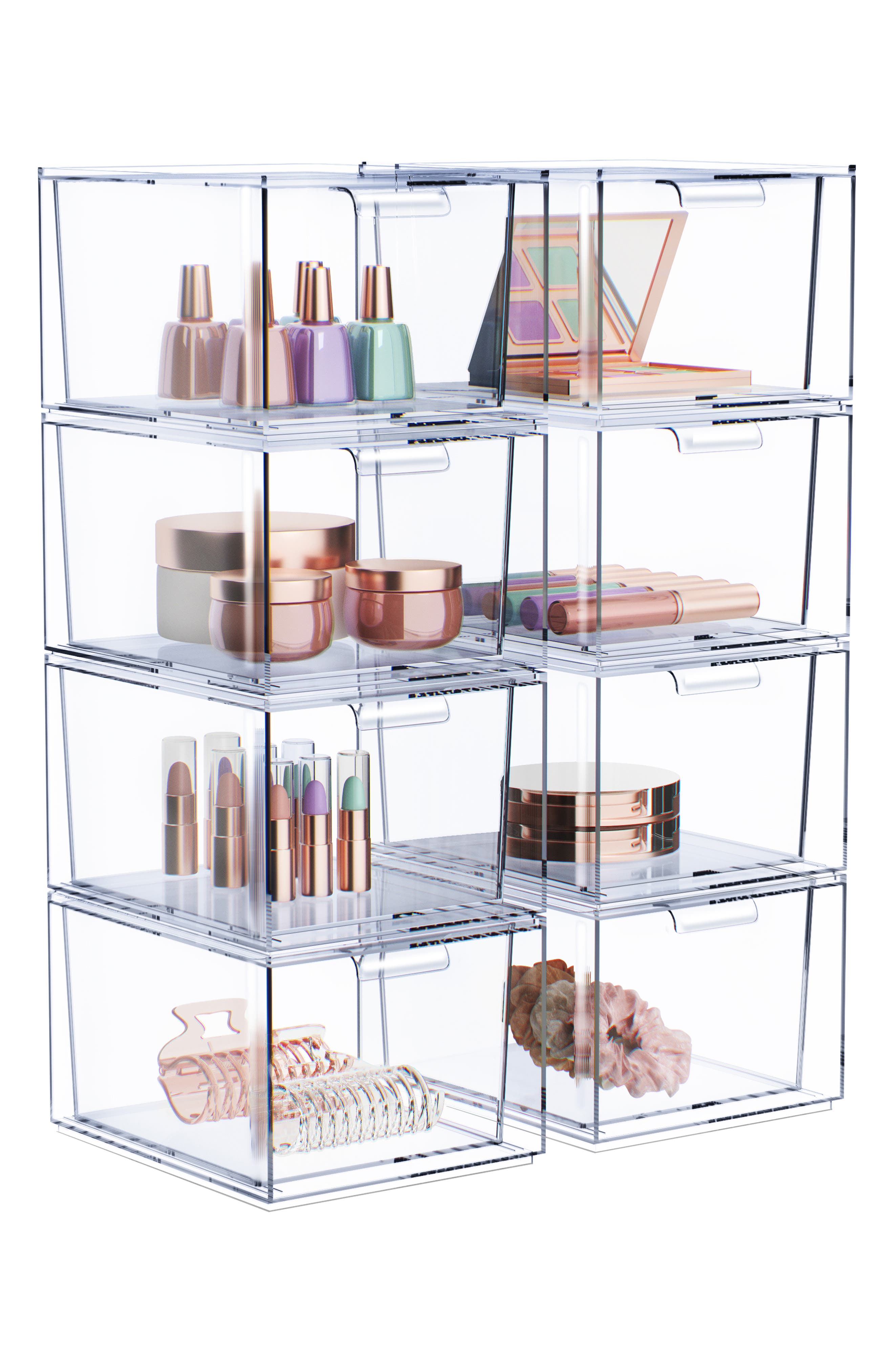 8-Pack Stackable Storage Drawers