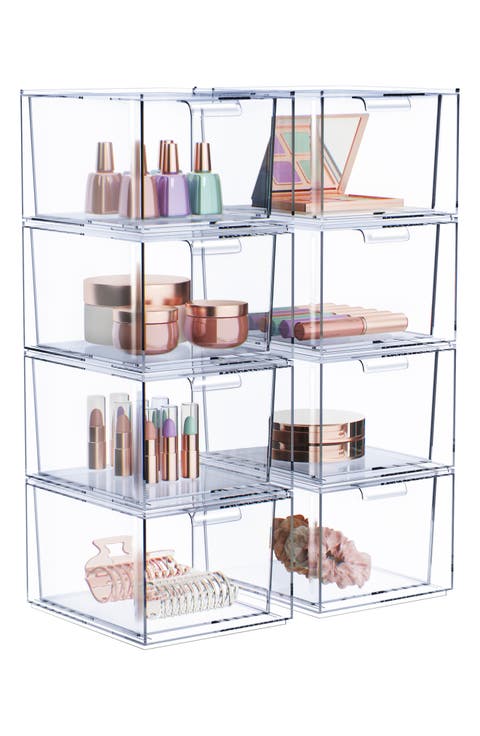 8-Pack Stackable Storage Drawers