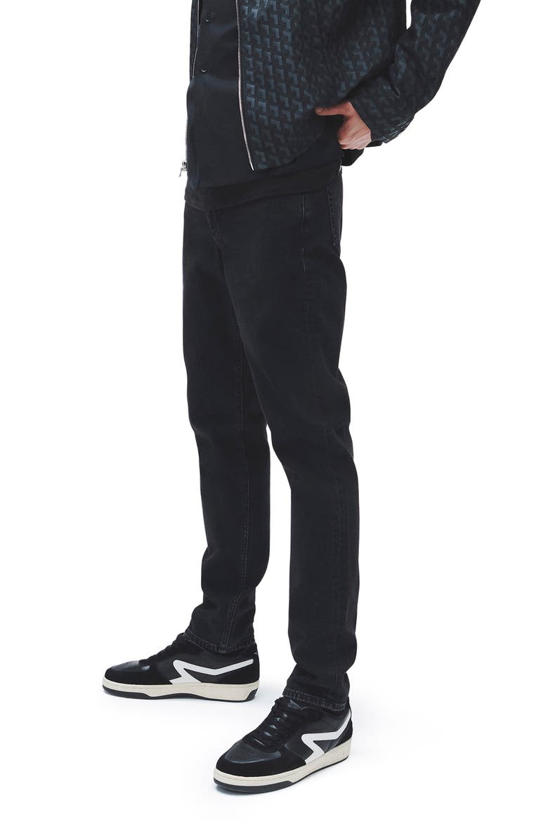 Fit 2 Authentic Stretch Slim Fit Jeans, Alternate, color, WASHED BLA