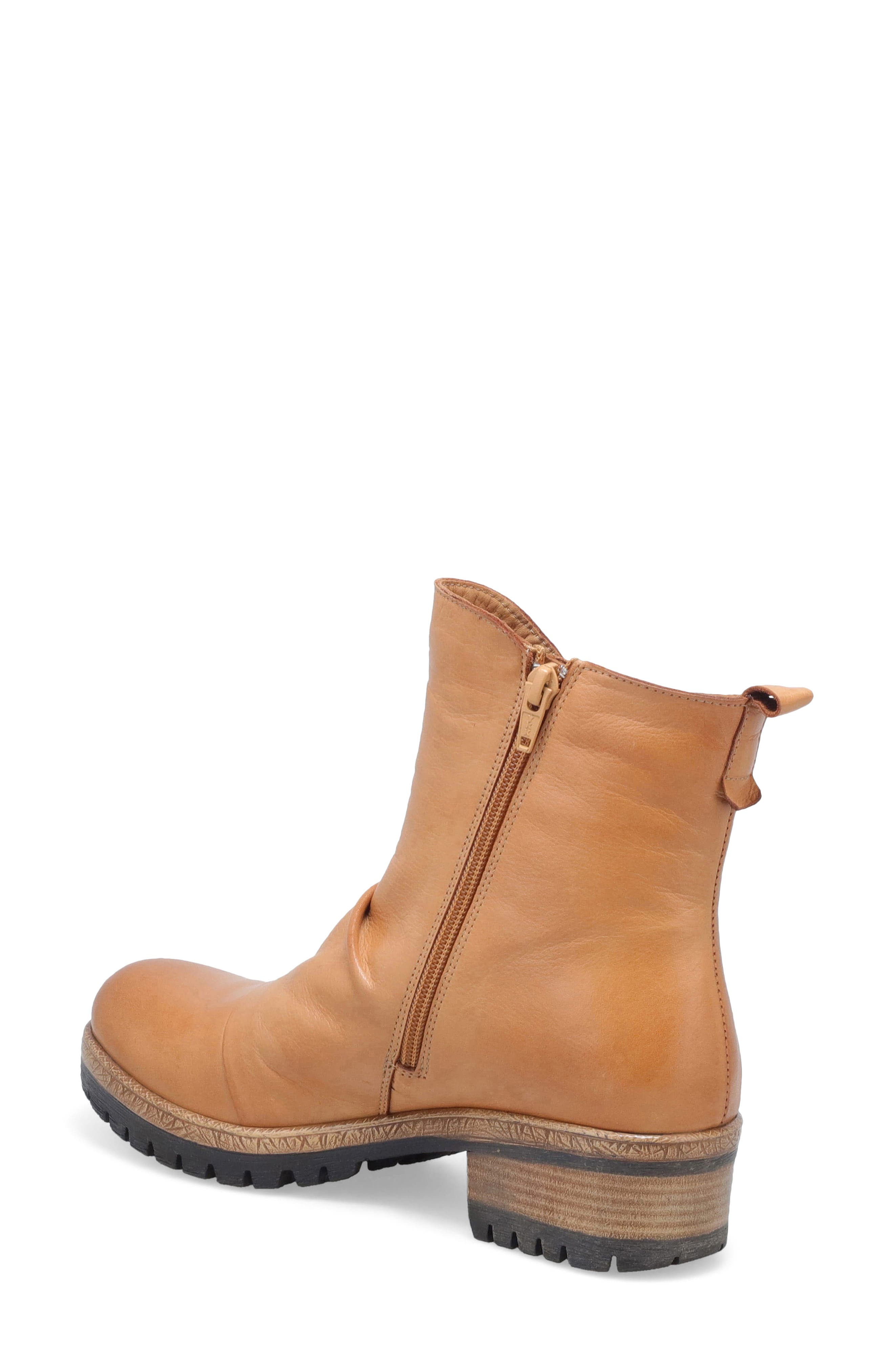Miz Mooz Darrla Lug Sole Bootie, Alternate, color, Brandy