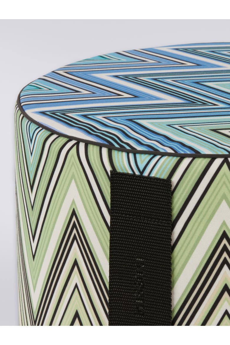 Kew Outdoor Cylinder Pouf 40x30, Alternate, color, Blue