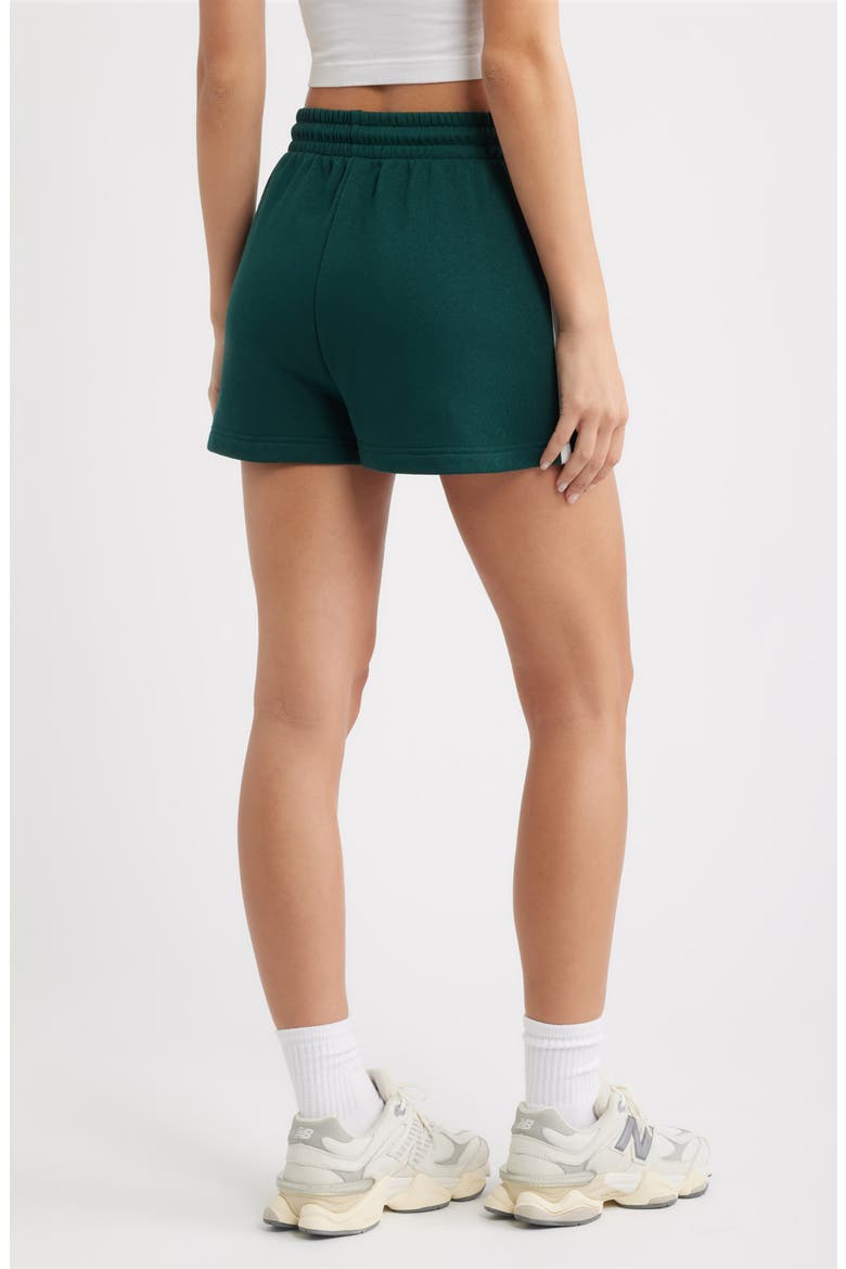 Athletic Fleece Shorts, Alternate, color, GREEN