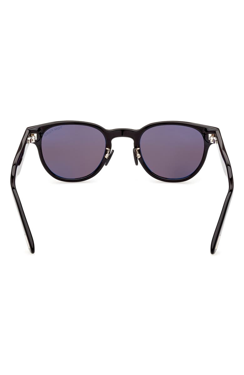 TOM FORD 47mm Round Sunglasses, Alternate, color, 