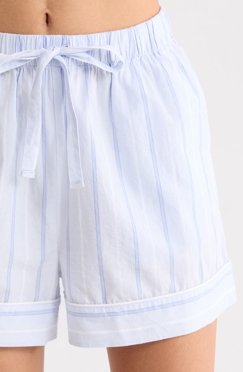 Nordstrom Classic Short Cotton Pajamas, Alternate, color, Blue Parker Stripe