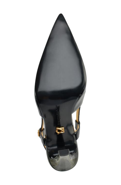 Donna Karan New York Donna Pointed Toe Slingback Pump In Black