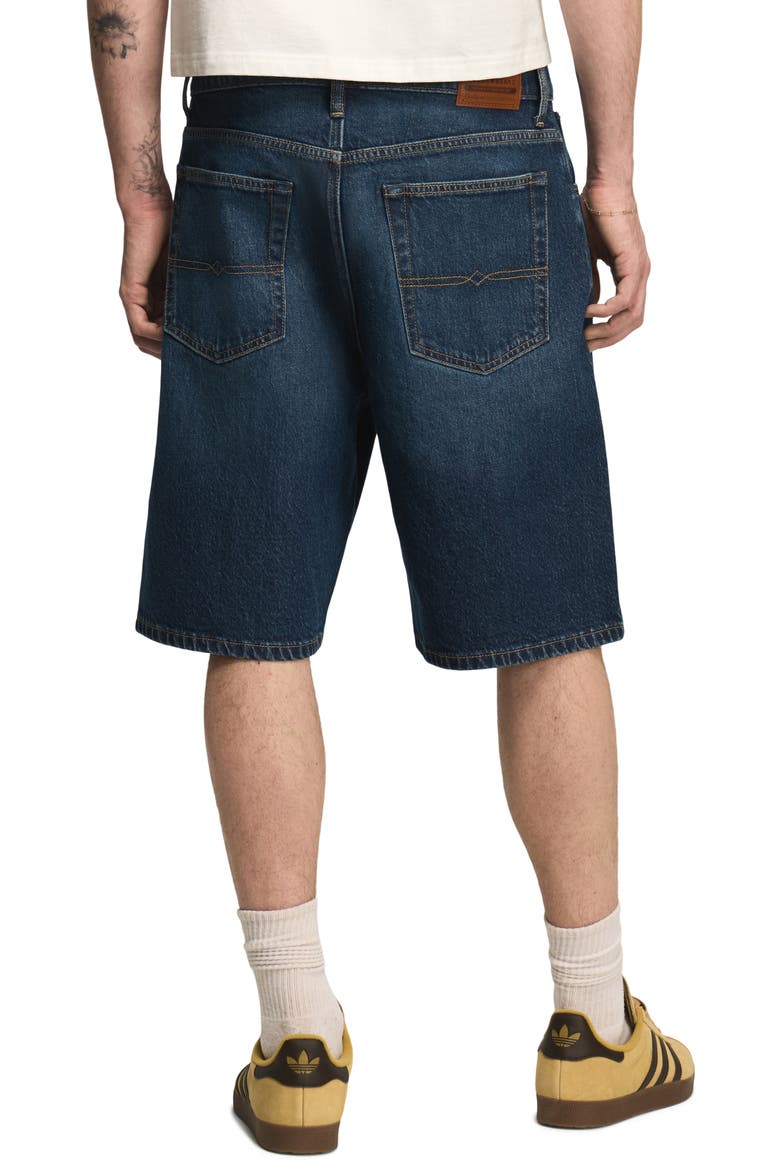 Baggy Denim Shorts, Alternate, color, DARK MATTER