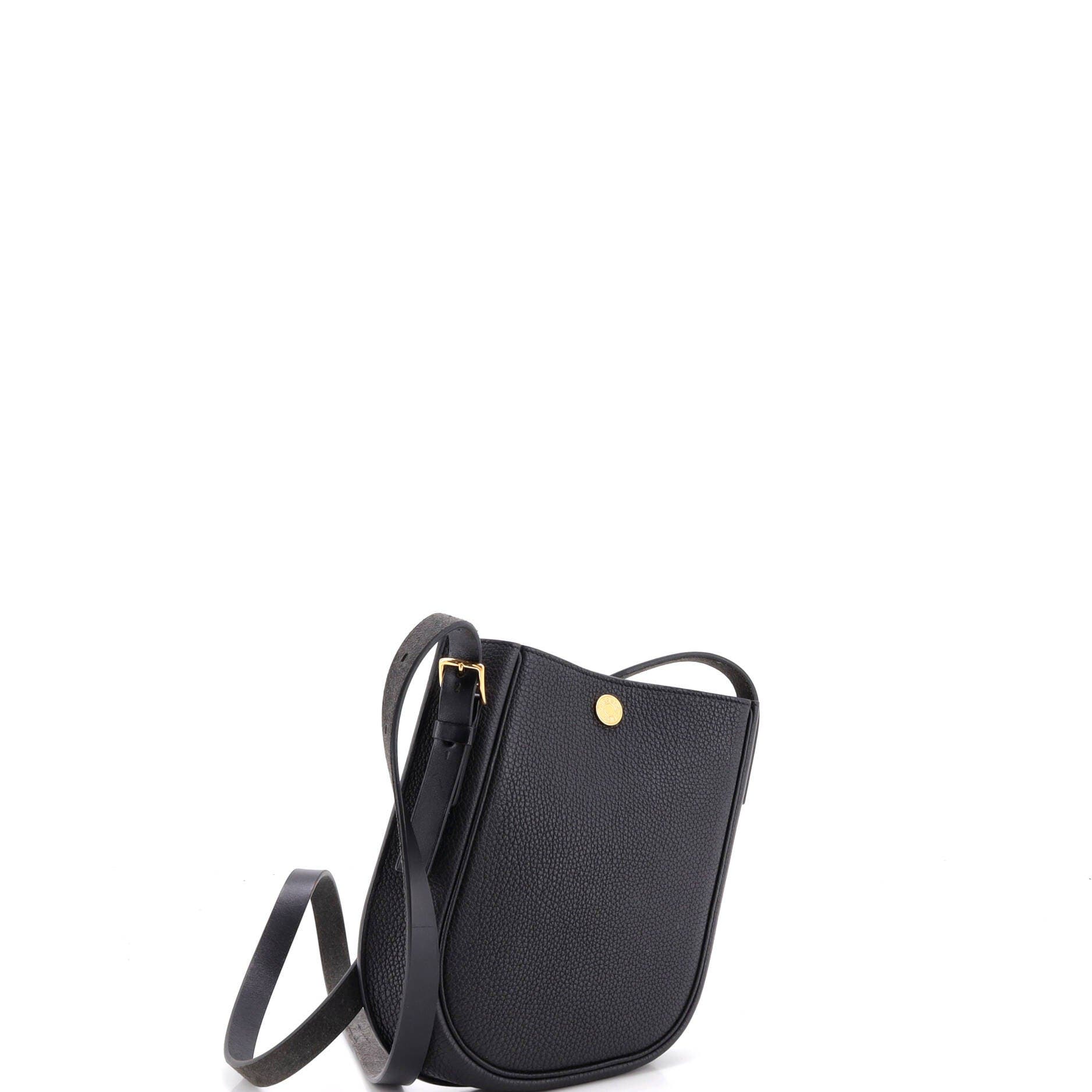 Perspective Cavaliere Bag Togo and Vache Hunter 21, Alternate, color, Black