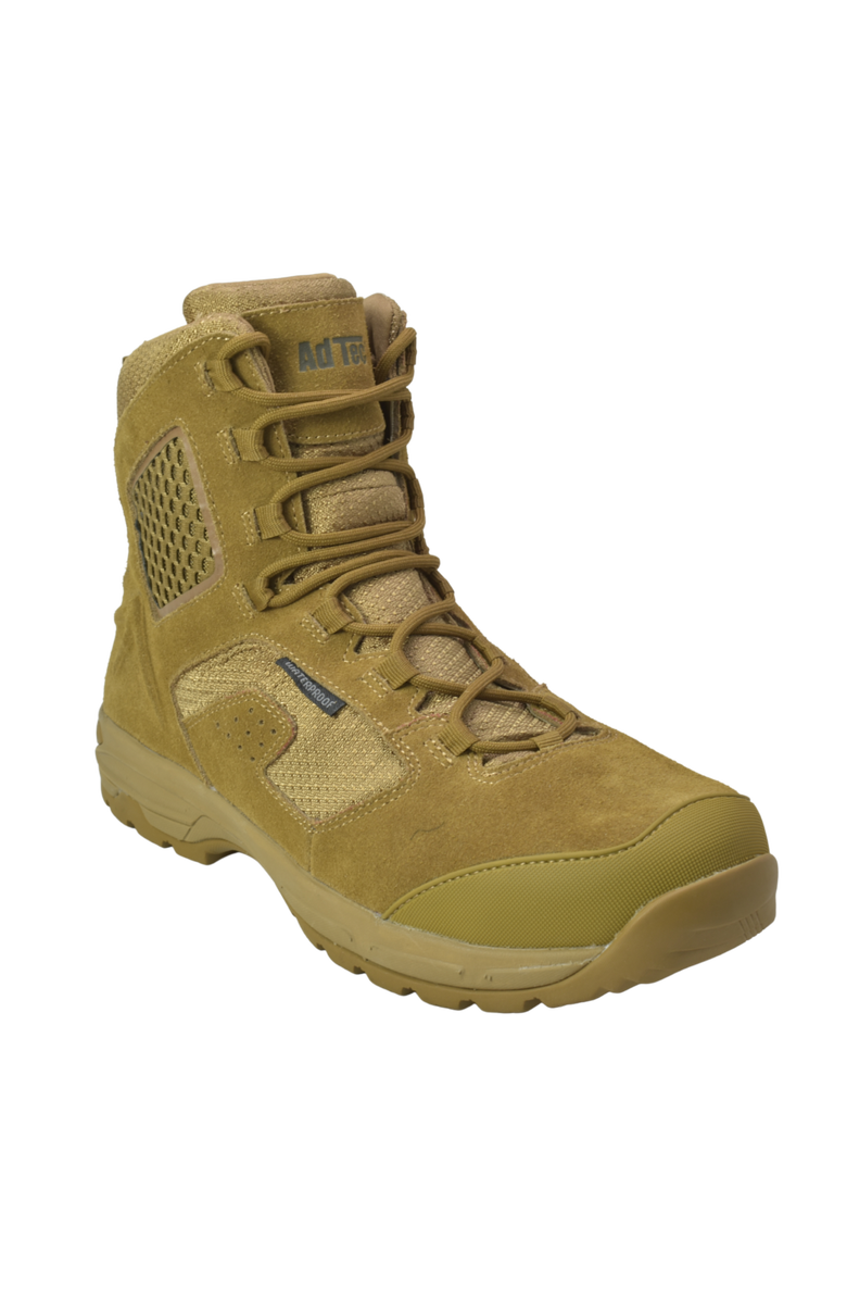 AdTec 8" Side Zipper Tactical Boot, Main, color, Coyote