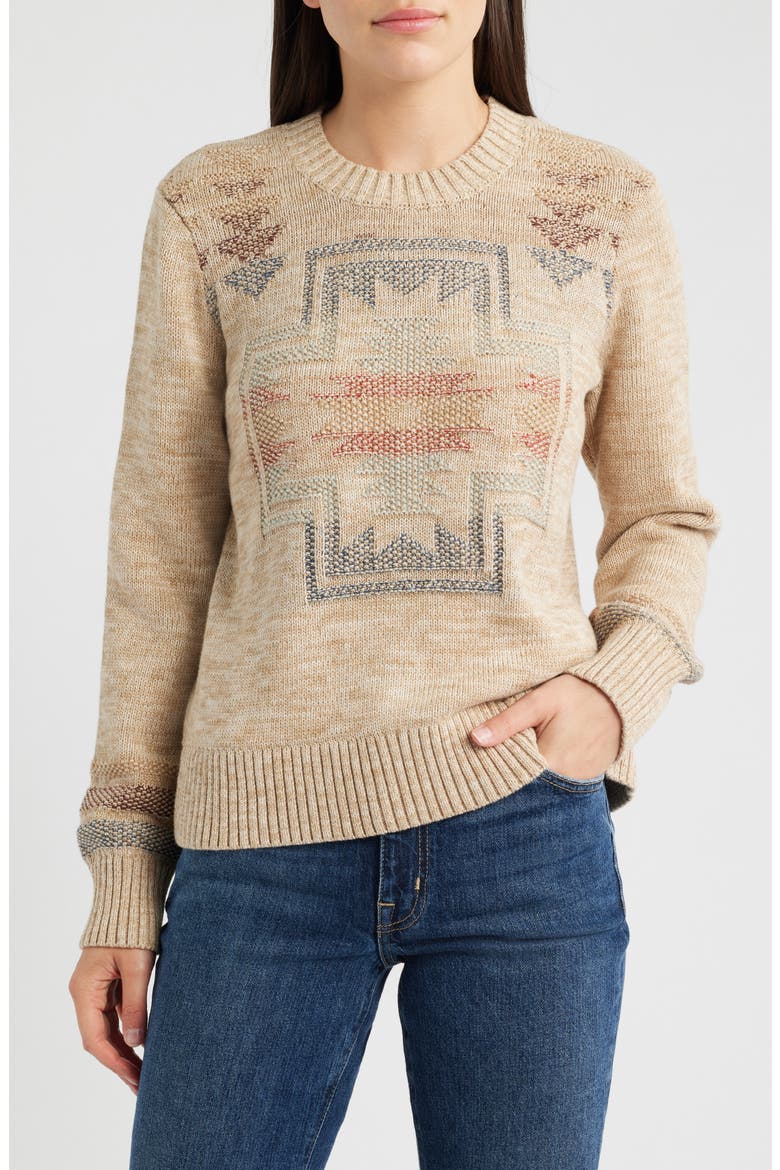 Columbia River Sweater, Main, color, ECRU MIX