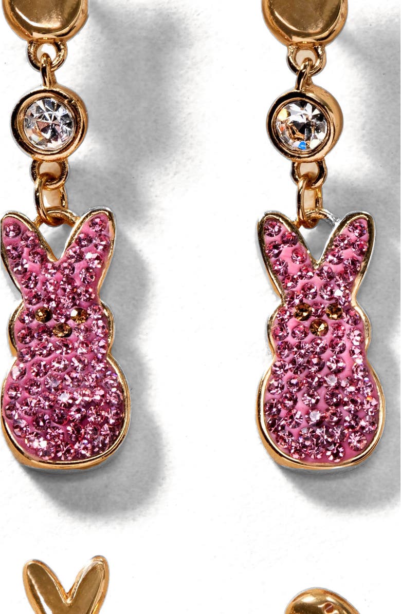 Alex and Ani Peeps<sup>®</sup> Statement Earrings, Alternate, color, Pink