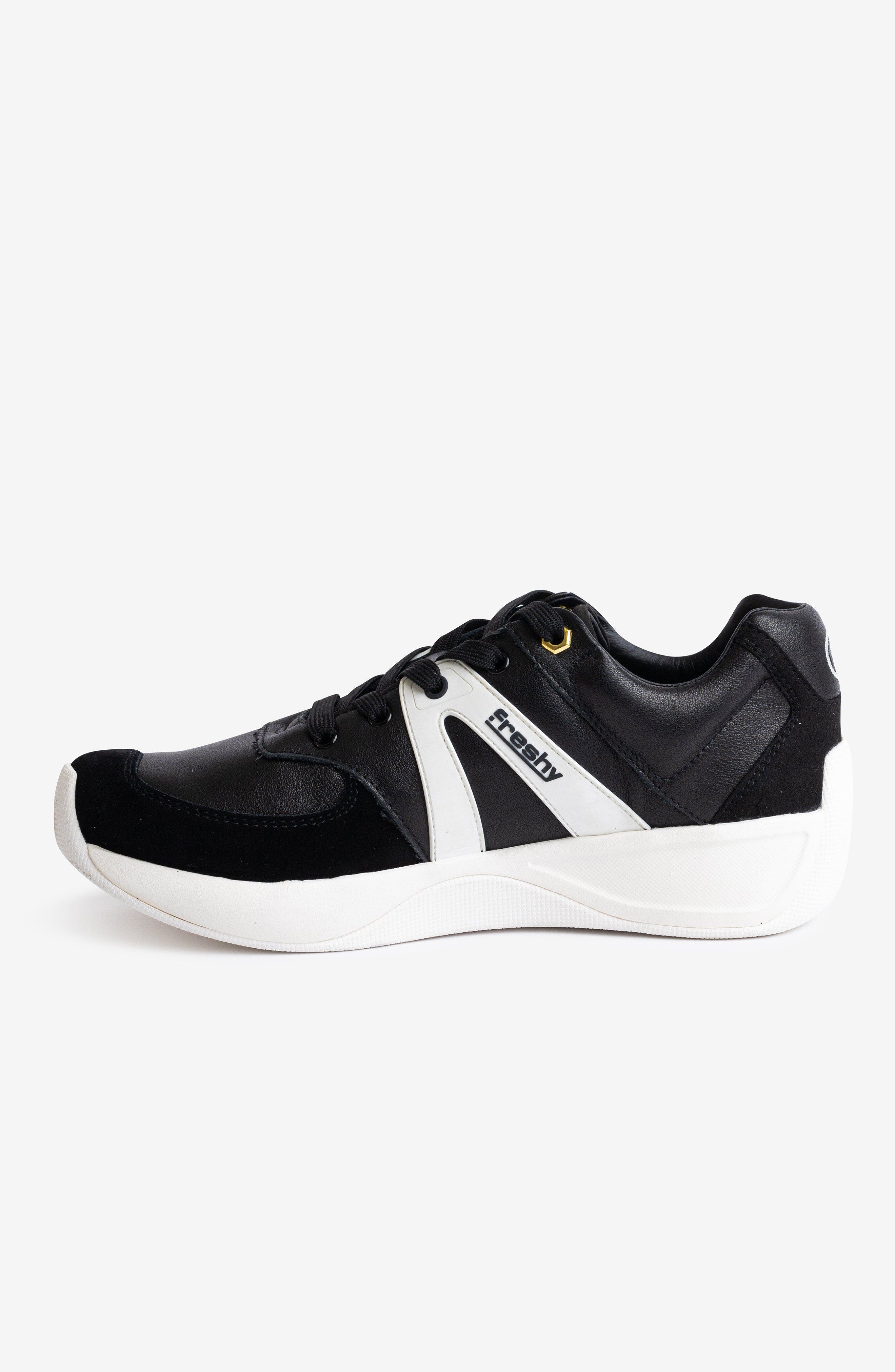 Freshy Supafly Nites Sneaker, Alternate, color, Black/White