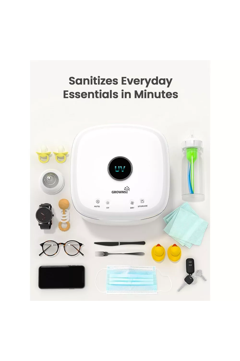 UV Cleaner and Sanitizer and Dryer, Alternate, color, white