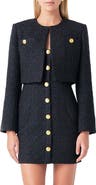 Endless Rose Crop Tweed Jacket